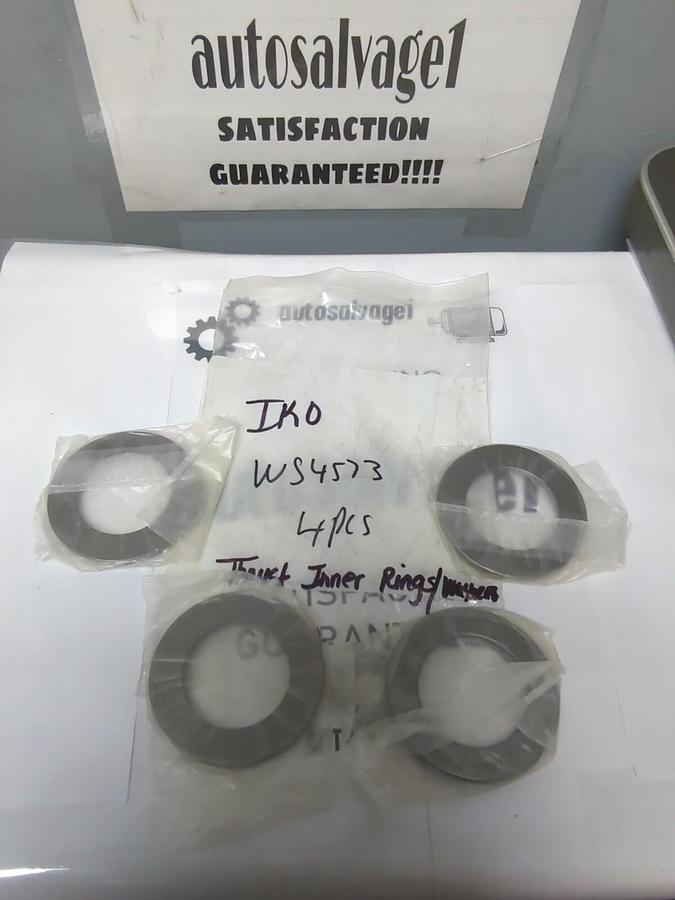 IKO,WS4573,THRUST BEARING WASHER/INNER RING 45MM IDX 73MMODX 5 5MMH LOT OF 4