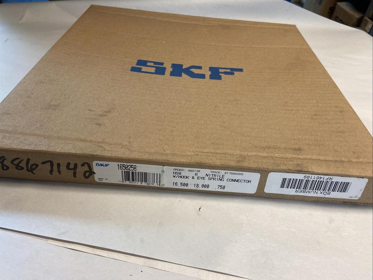 Used SKF,1650258,Nitrile Oil Seal 16.500x18.000x.750