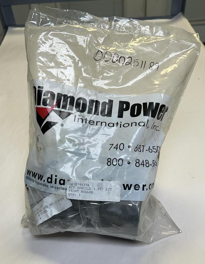 Used DIAMOND POWER,347274KITA,FRONT ROLLER REBUILD KIT 3.50INCH NEW