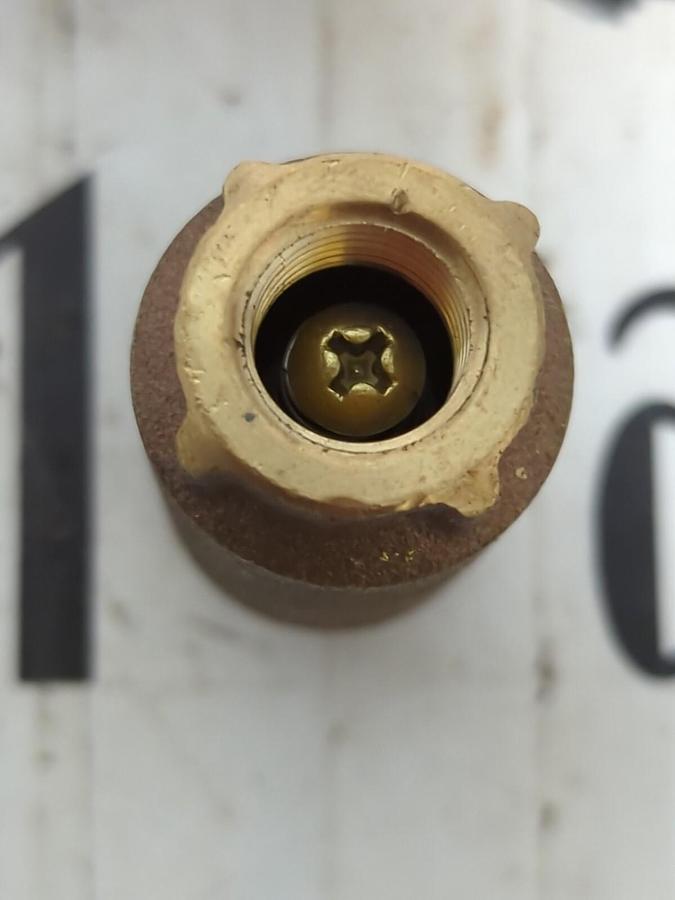 BRONZE,200WOG,1/4 INCH SPRING CHECK VALVE LOT OF 8 NOS