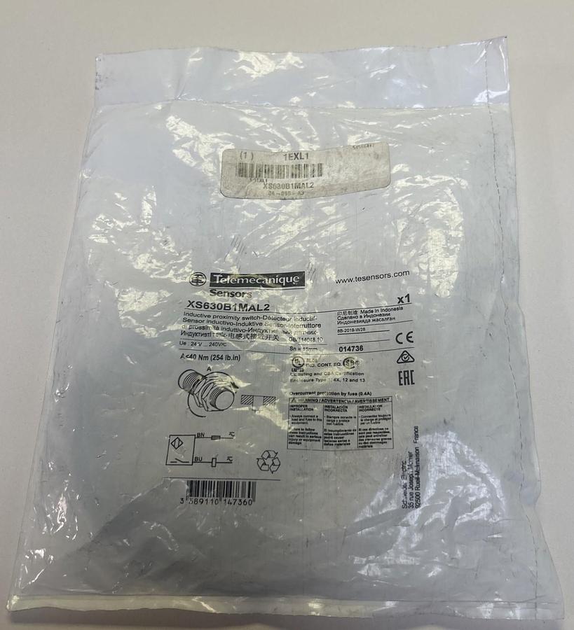 Used TELEMECANIQUE,XS630B1MAL2,PROXIMITY SENSOR NEW