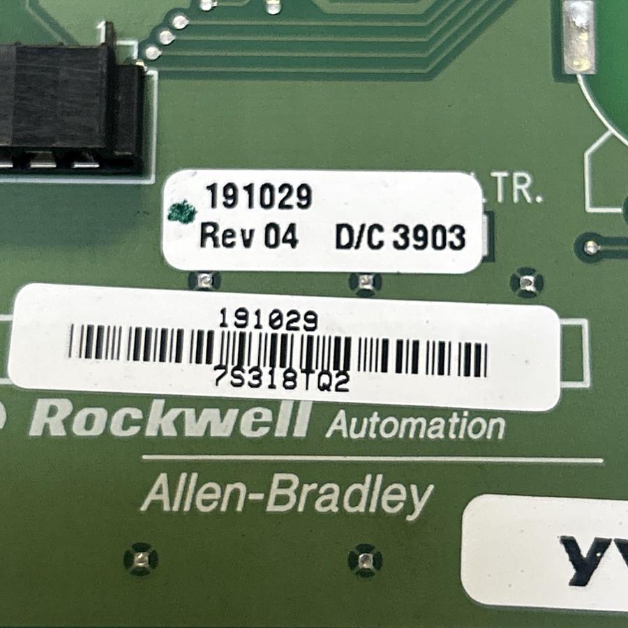 Used ALLEN BRADLEY,191029,KEYPAD CONTROL PC BOARD