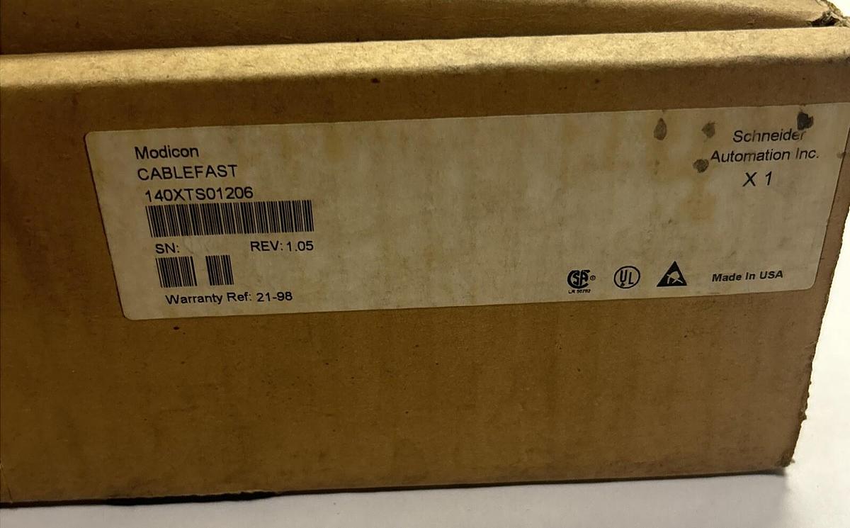 Used MODICON,140-XTS-012-06,CABLE-FAST ASSEMBLY NEW