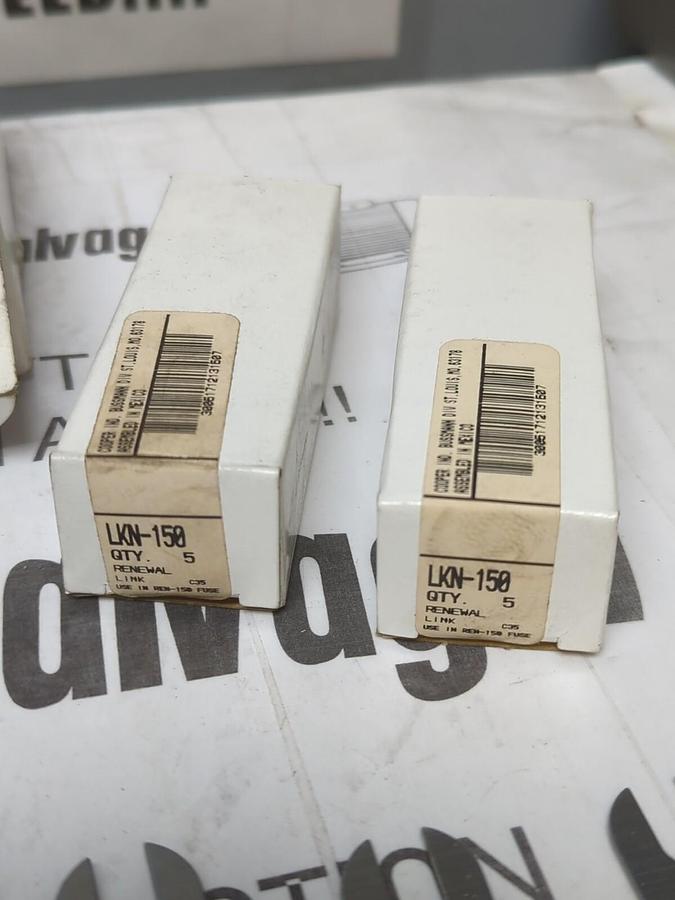 COOPER BUSSMANN,LKN-150,SUPER LAG RENEWAL LINKS LOT OF 15 NEW