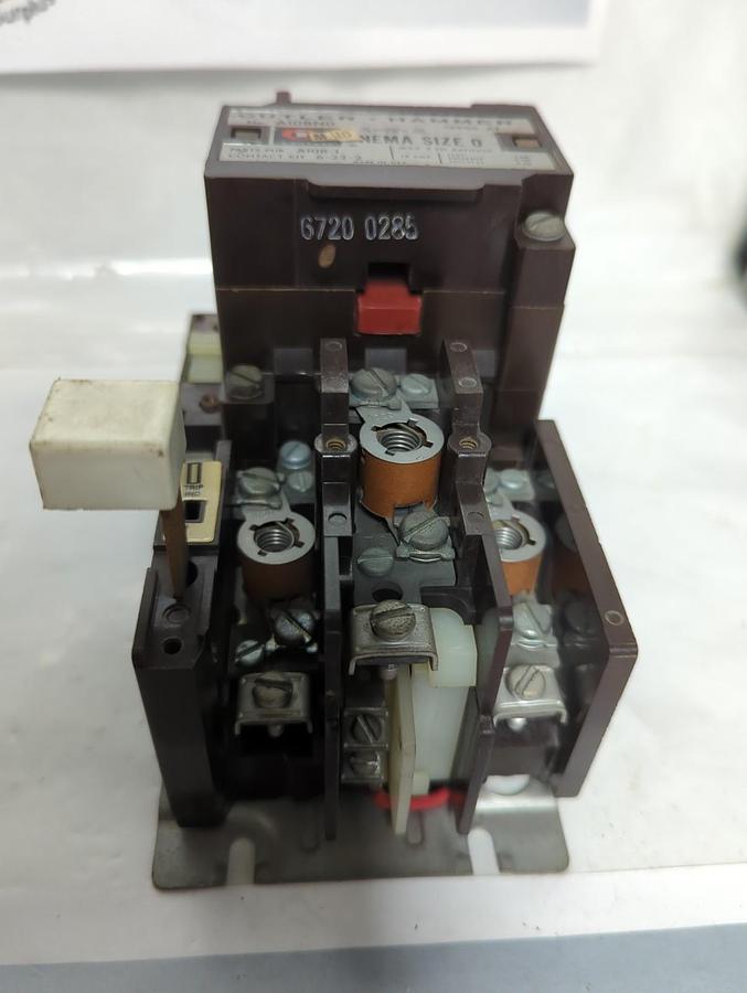 Used CUTLER HAMMER,A10BN0,SERIES A1 NEMA SIZE 0 CONTACTOR/MOTOR STARTER PRE-OWNED