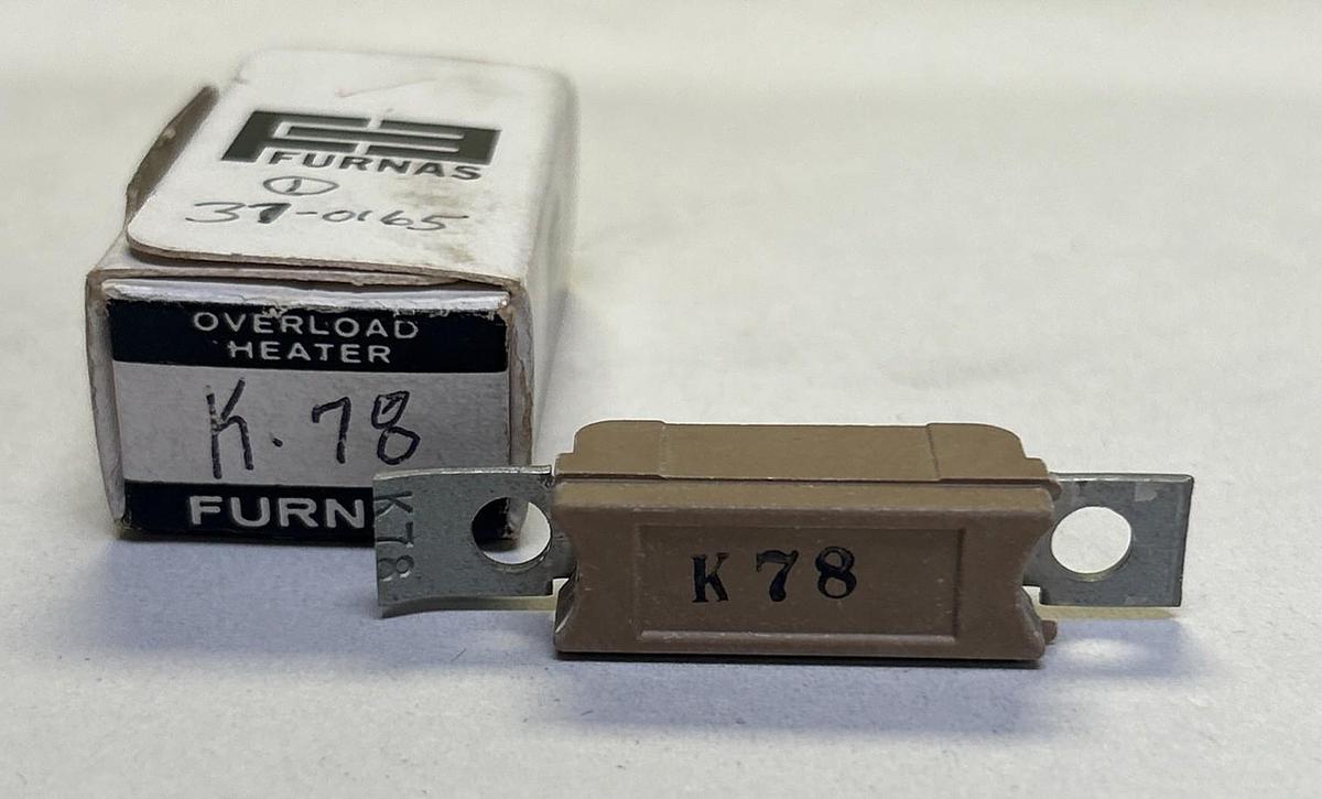 FURNAS,K78,OVERLOAD HEATER ELEMENT NOS