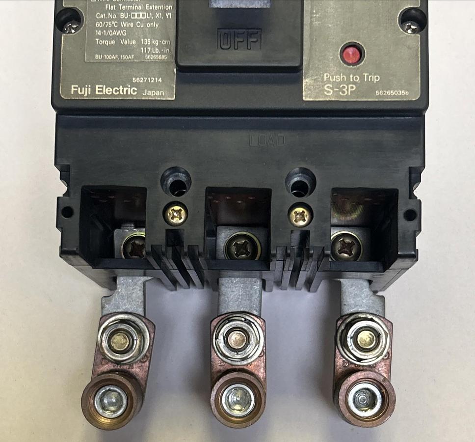 Used FUJI ELECTRIC,BU-ESB3050,CIRCUIT BREAKER 50A 600V 3P