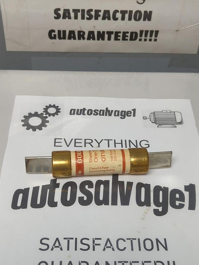 GOULD SHAWMUT,OT100,ONE-TIME 100 AMP FUSE NOS