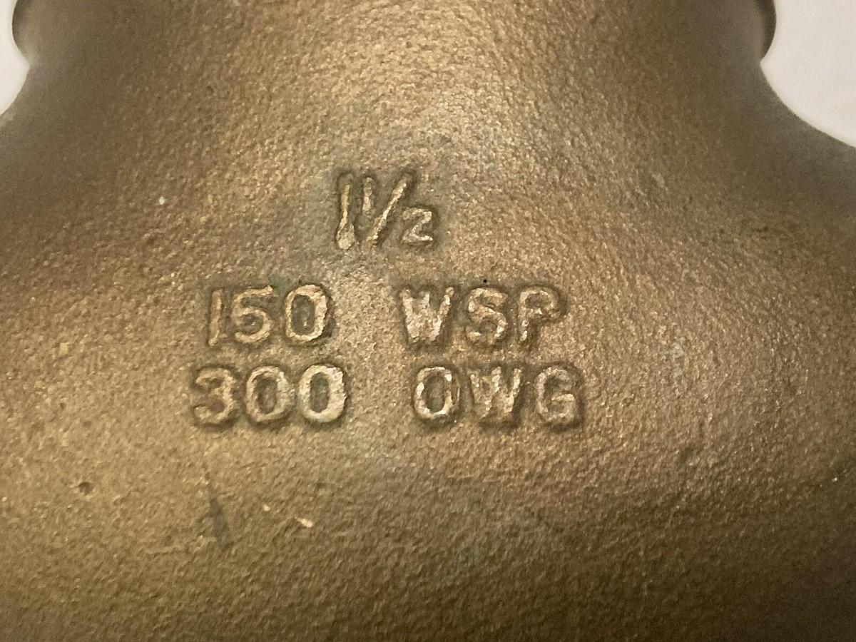 Used Jenkins,1200/110,Hot Water Disc.  Valve 1 1/2 INCH 150 WSP 300 OWG