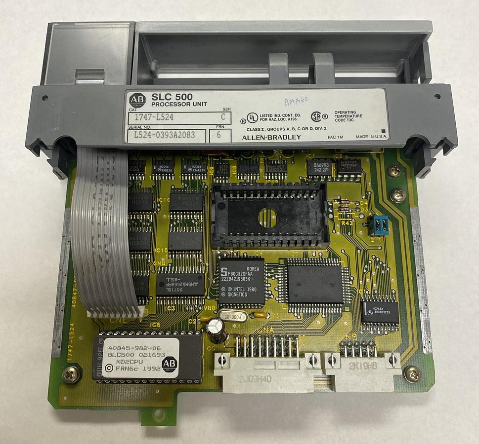 Used ALLEN BRADLEY,1747-L524,SER C FRN 6 PROCESSOR MODULE