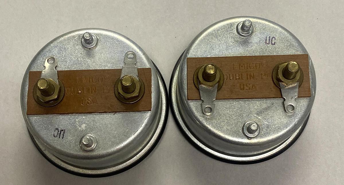 EMICO,D-1774,PRESSURE GAUGE DC MILLIAMPERES LOT OF 2 NOS