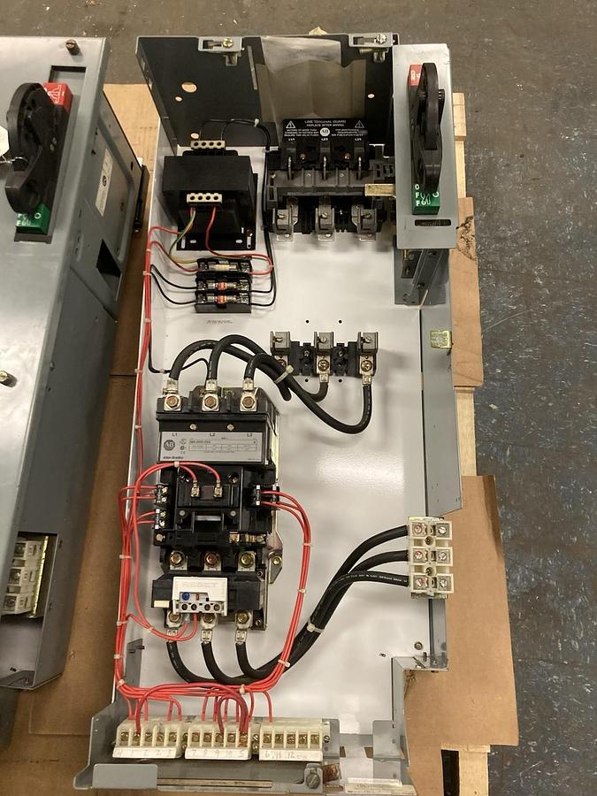 Used Allen-Bradley,2100 2112B,Size 3 Fused MCC Starter Feeder Bucket 509-DOD-XXX