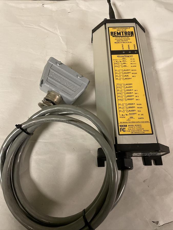 Used Remtron Laird,25R11AKQN3X2P,Crane Remote Contoller Receiver RCR815