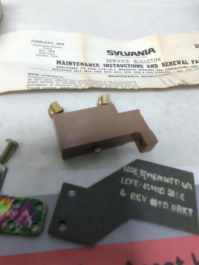 SYLVANIA-CLARK,CYA 30-11,SERVICE KIT FOR TYPE CYA STARTER NOS