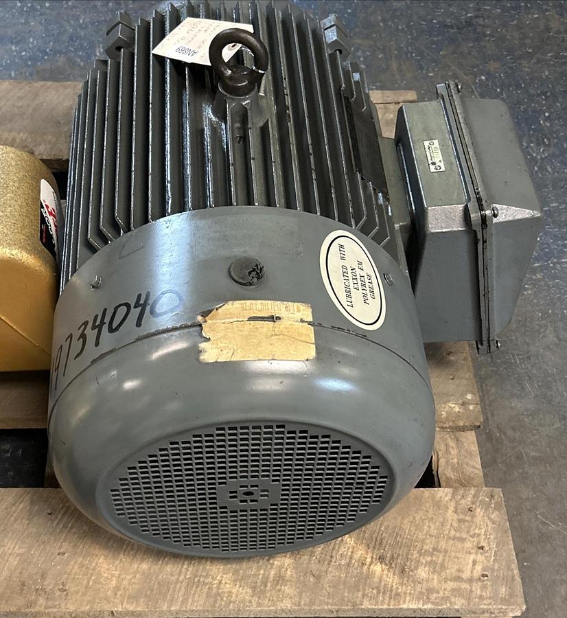 Used WORLDWIDE ELECTRIC,WWE50-18-326T,MOTOR 50HP 1775RPM 460V 3PH 326T FRAME