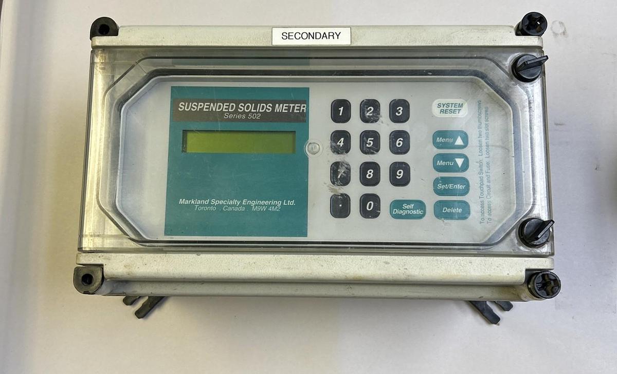 Used MARKLAND SPECIALITY ENGINEERING,M9W4M2,SUSPENDED SOLIDS METER