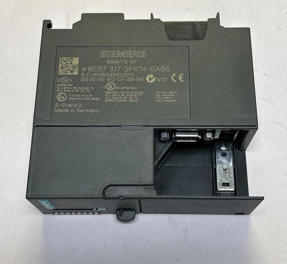 Used SIEMENS,6ES7317-2FK14-0AB0,SIMATIC S7 CENTRAL PROCESSING UNIT