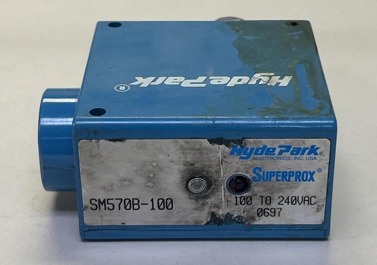 Used HYDEPARK,SM570B-100,ULTRASONIC SENSOR