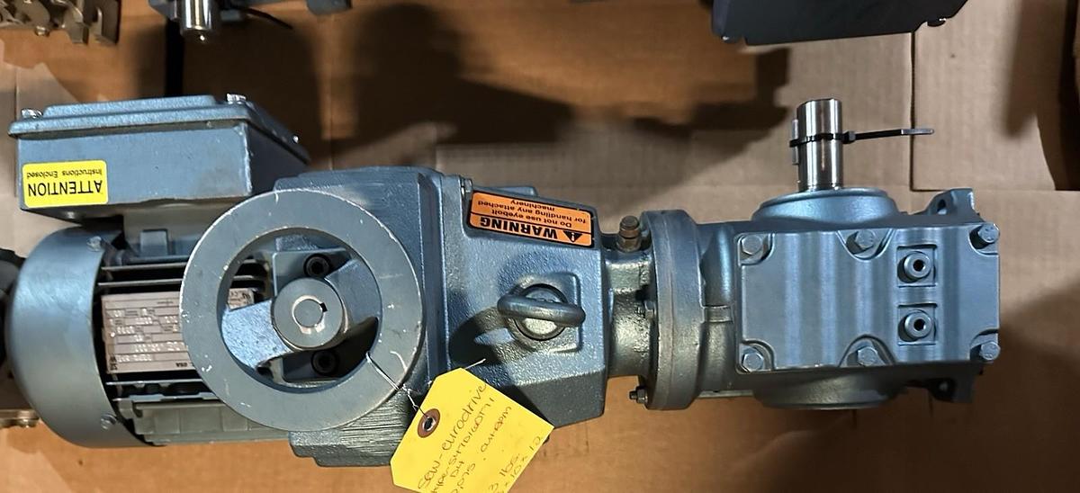 Used SEW-Eurodrive,S47D16DT71D4,Gearmotor Ratio 201.00 Torque 1440 Lb-In 2.1-10 RPM