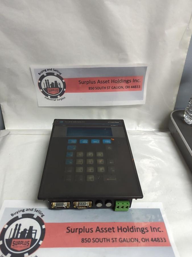 Used ALLEN BRADLEY,2707-V40P2,DTAM PLUS INTERFACE SERIES C REV B USED