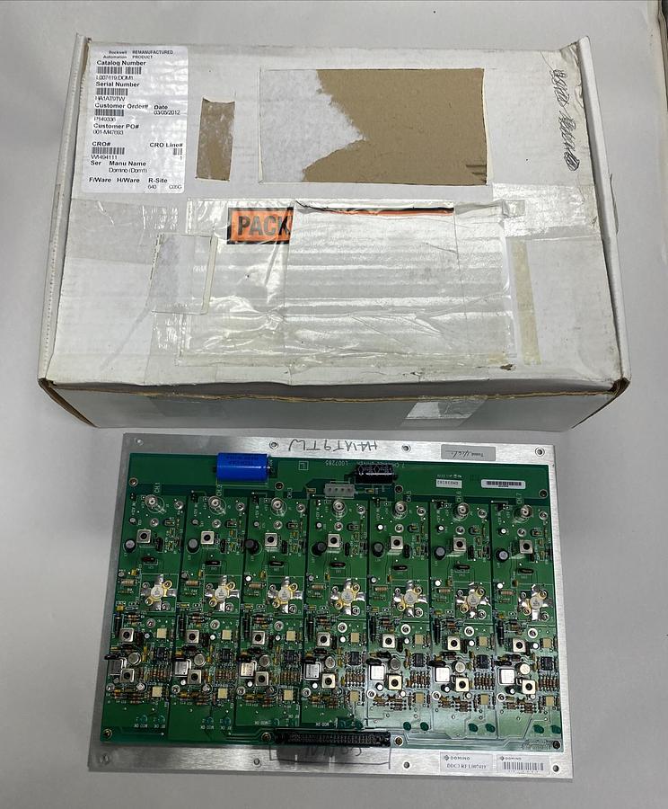 Used DOMINO,L007419,DRIVER BOARD REFURBISHED