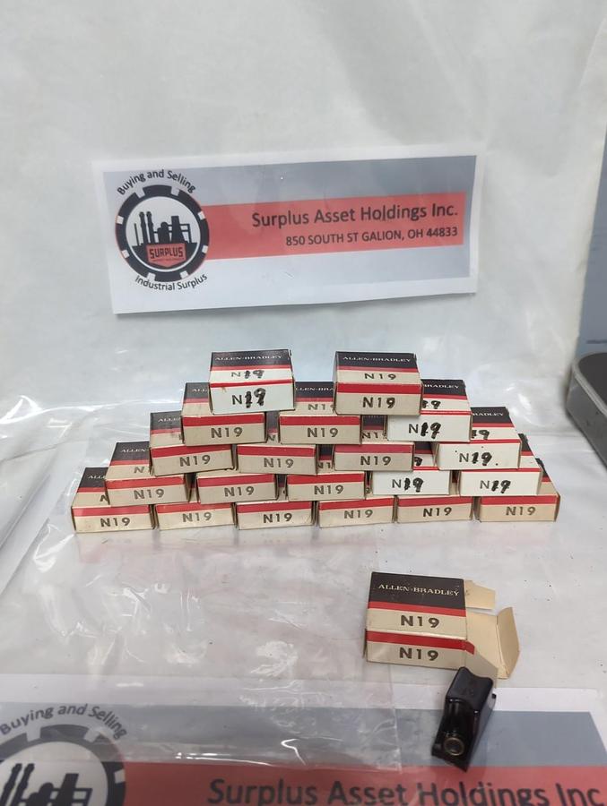 ALLEN BRADLEY,N19,THERMAL OVERLOAD HEATER ELEMENT LOT OF 21 NOS