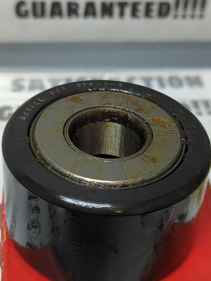 MCGILL,CYP-3-S,YOKE ROLLER 3 IN DIA 1 IN BORE 1 3/4 IN WIDTH NOS