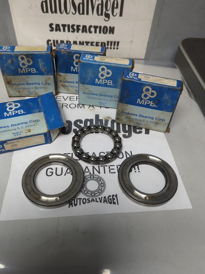 ANDREWS,909,THRUST BALL BEARING LOT OF 5 NOS