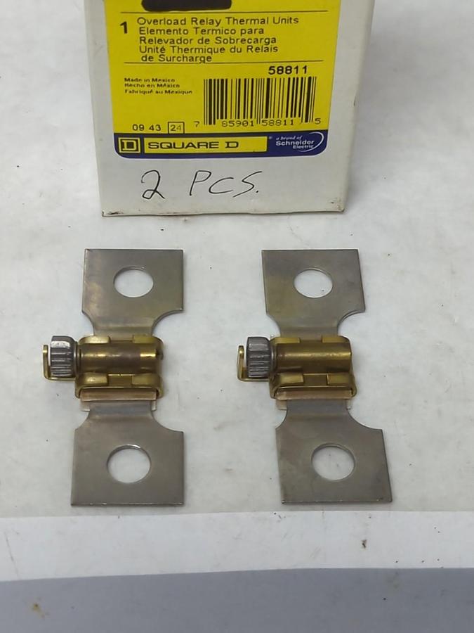 SQUARE D,CC68.5,OVERLOAD HEATER ELEMENT LOT OF 2 NOS