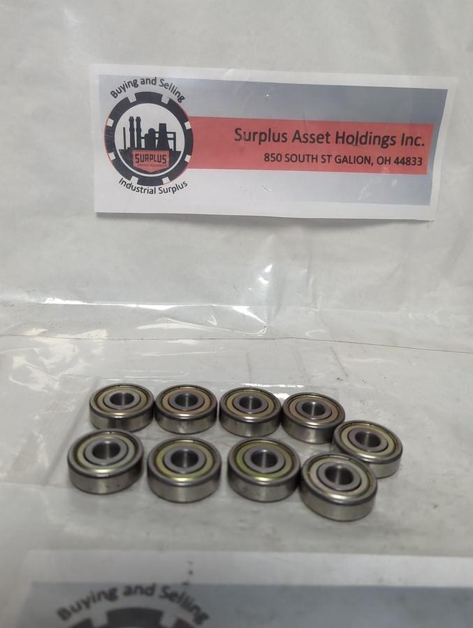 Used HRB,6301Z/C3,ROLLER BEARING LOT OF 9 PRE-OWNED