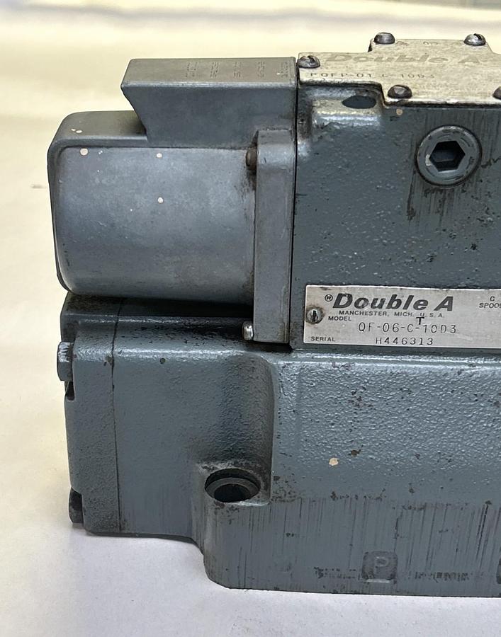 Used DOUBLE A,PQFP-01-C-1003,DIRECTIONAL VALVE