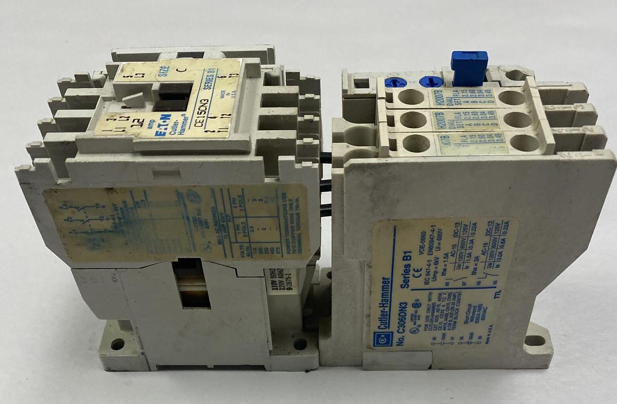 Used Cutler-Hammer,CE15CN3,Series B1 W/ Cutler-Hammer C306DN3