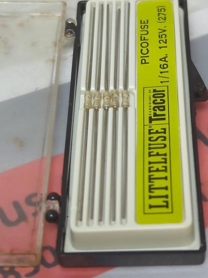 LITTELFUSE,275,PICOFUSE 1/16A 125V LOT OF 11 PACKS OF 5 TOTAL OF 55 PCS NOS