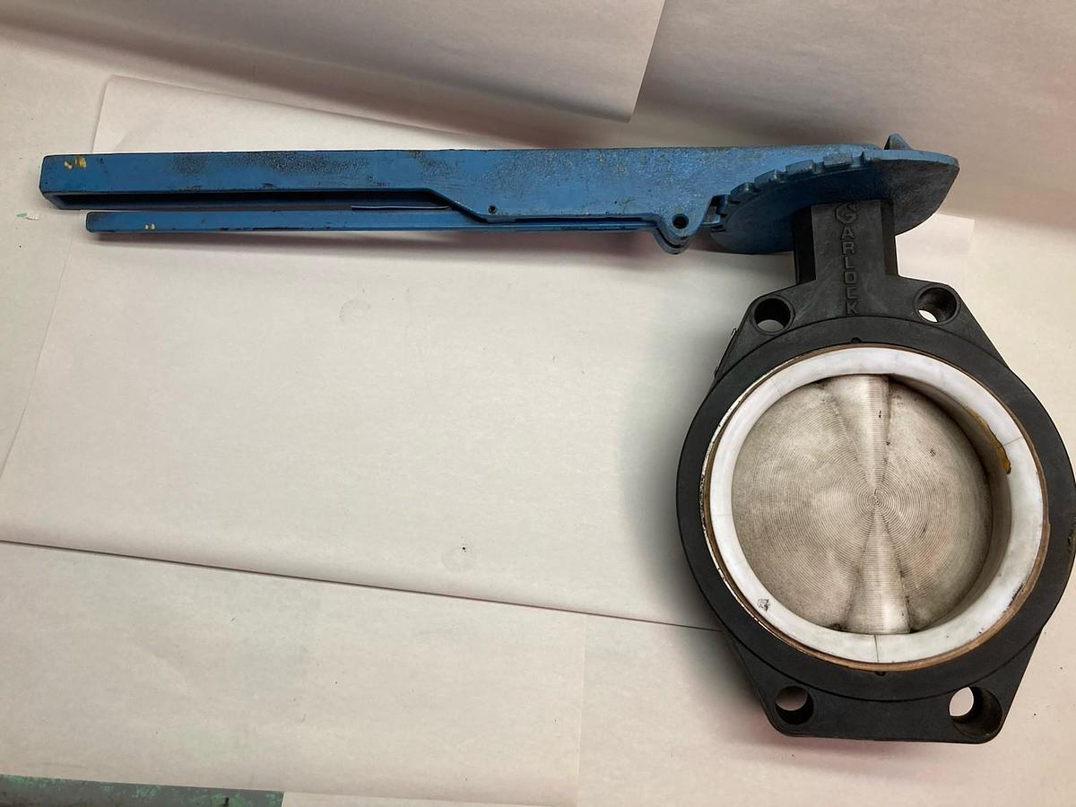 Used Gar-Seal,Series 400, 6 Inch Butterfly Valve 150 PSI