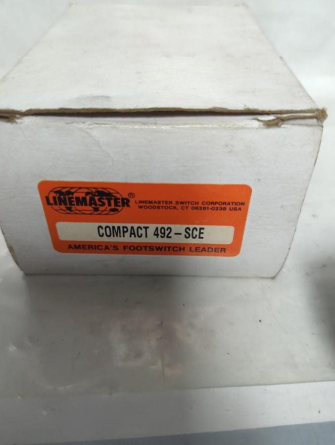 LINEMASTER,492-SCE,COMPACT FOOT SWITCH NOS