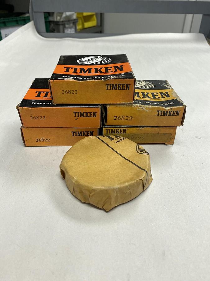 Used Timken,26822,Tapered Roller Bearing Cup Lot Of 5 NOS