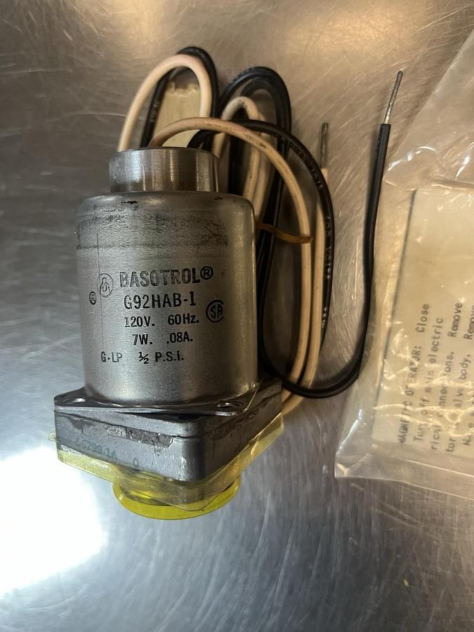 PENN BASO,G92HAB-1,BASOTROL GAS VALVE 120V G-LP