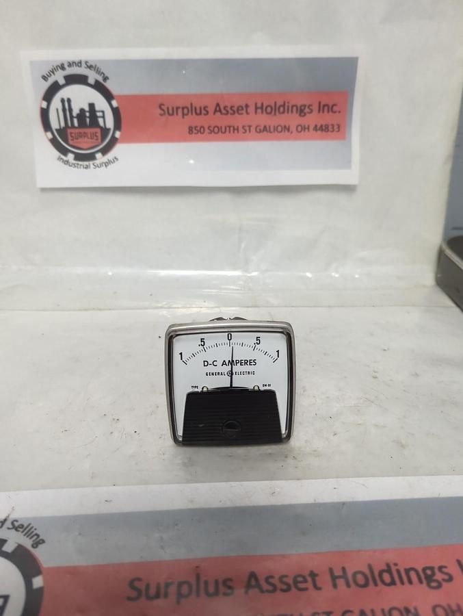 Used GENERAL ELECTRIC,1-0-1,PANEL METER 1-0-1 D-C AMPERES PRE-OWNED
