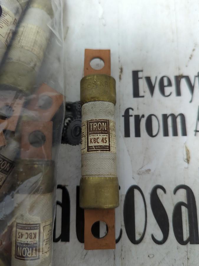 COOPER BUSSMANN,KBC-45,TRON45 AMP FUSES LOT OF 24 NOS