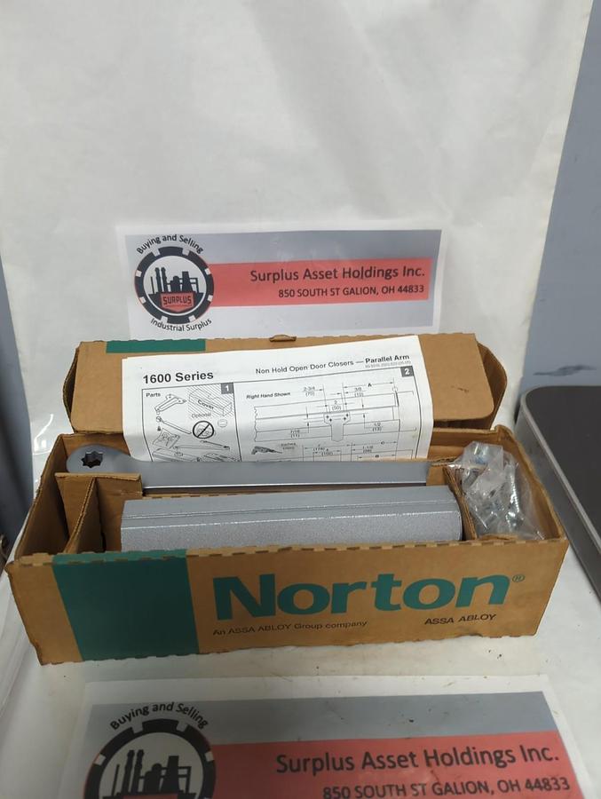 NORTON,16139U,HEAVY DUTY NON-HOLD OPEN DOOR CLOSER NOS