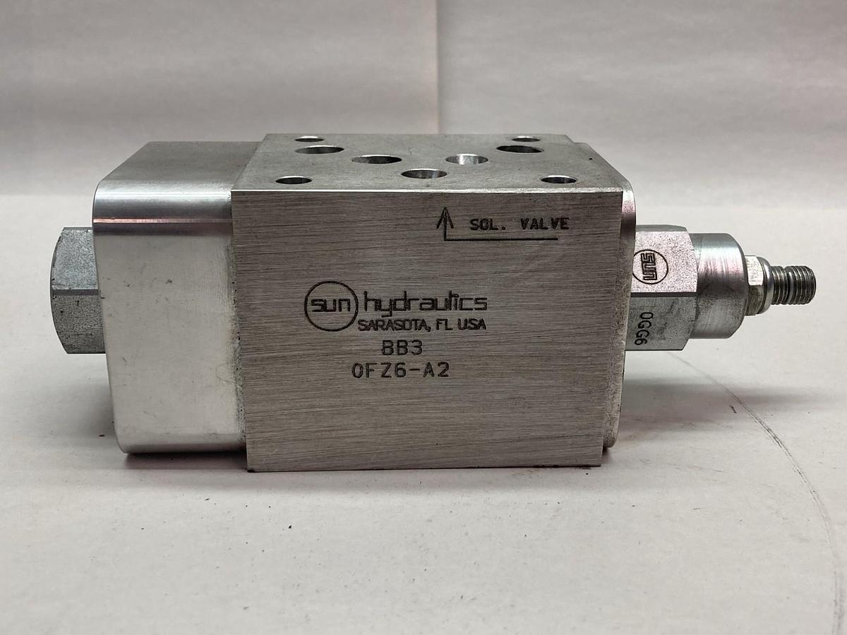 Used Sun Hydrauics,BB3 0FZ6-A2,Hydraulic Manifold Block