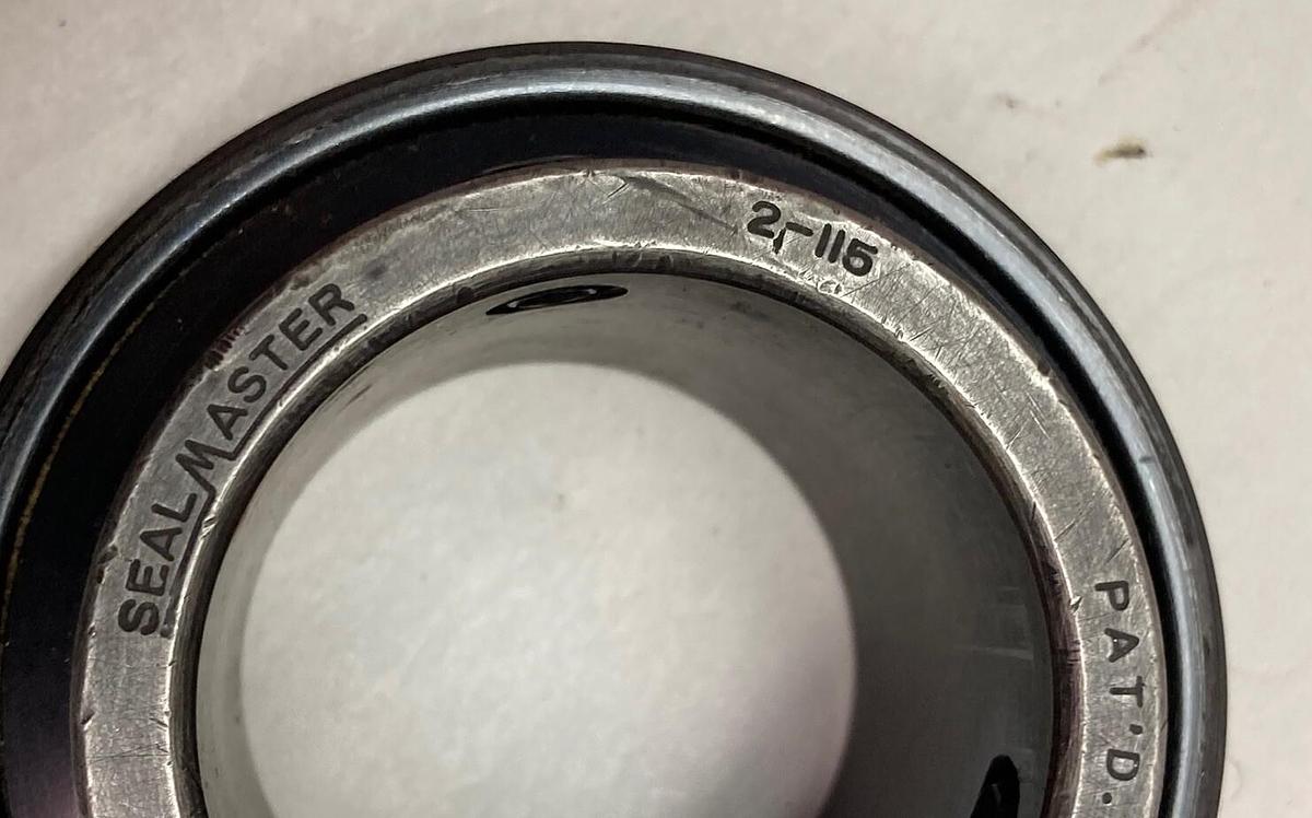 Used Sealmaster,2-115,Ball Bearing Insert