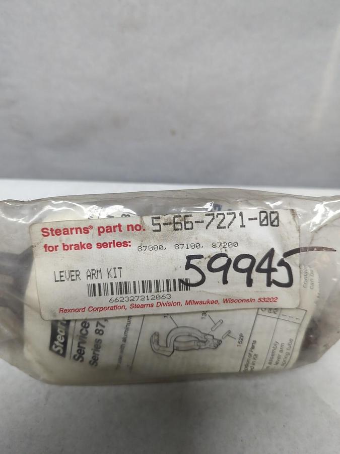 STEARNS,5-66-7271-00,LEVER ARM KIT FOR BRAKE SERIES 87000-87100-87200 NEW