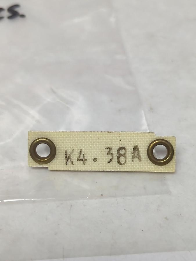 Used GENERAL ELECTRIC,K4.38A,OVERLOAD HEATER ELEMENT LOT OF 2 PRE-OWNED