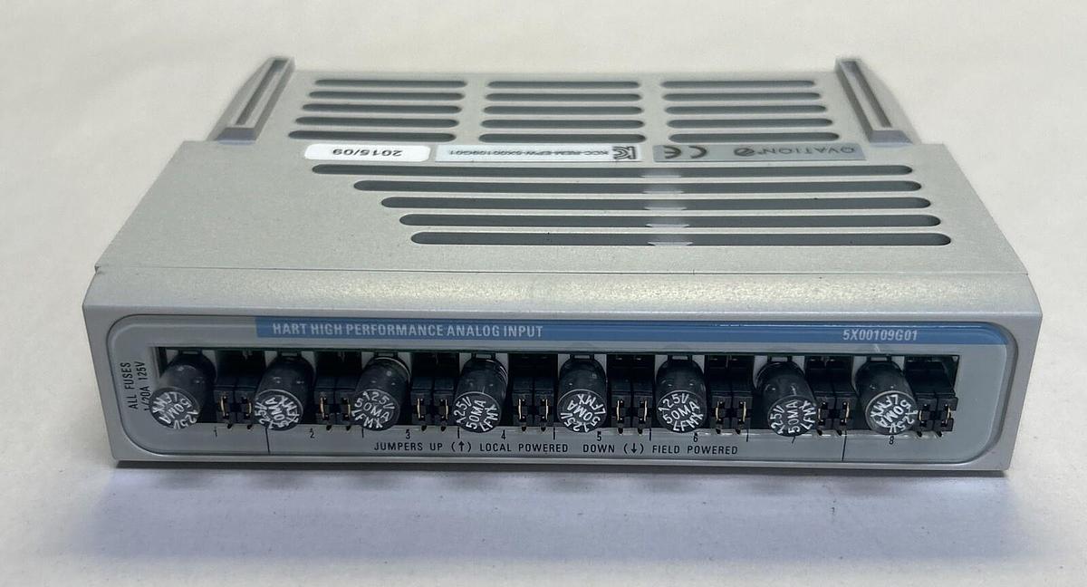 Used OVATION,5X00109G01,HART HIGH PERFORMANCE ANALOG INPUT MODULE
