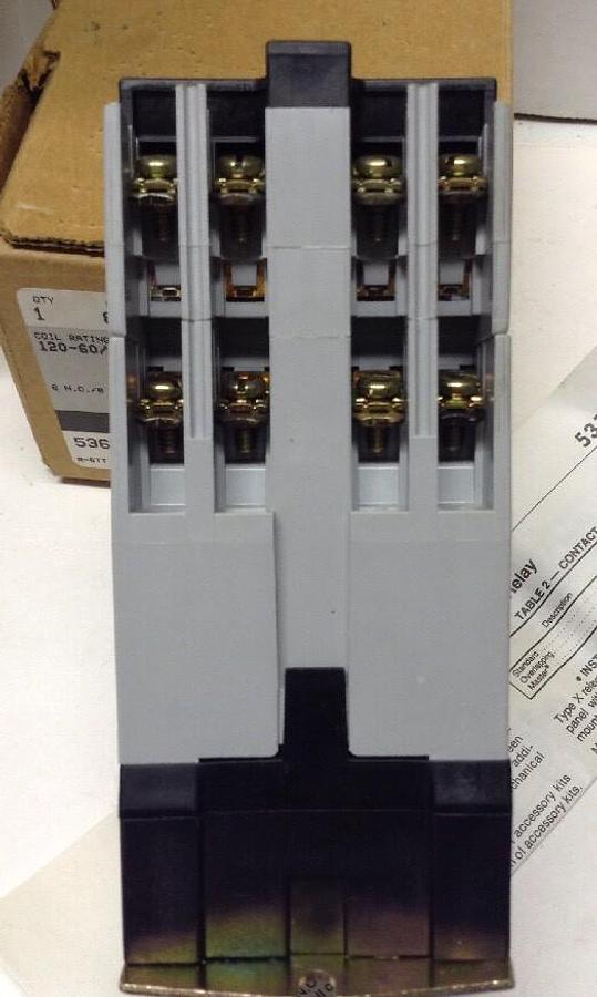 Square D,8501,Type X060V02 AC Control Relay