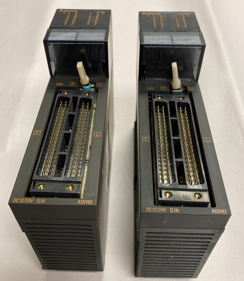 Used Mitsubishi,A1SY42,Output Unit Lot Of 2