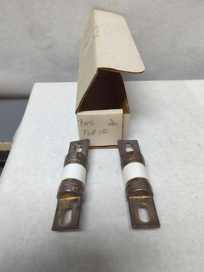 BUSS,FWP-100,SEMICONDUCTOR FUSE 100 AMP LOT OF 2 NOS