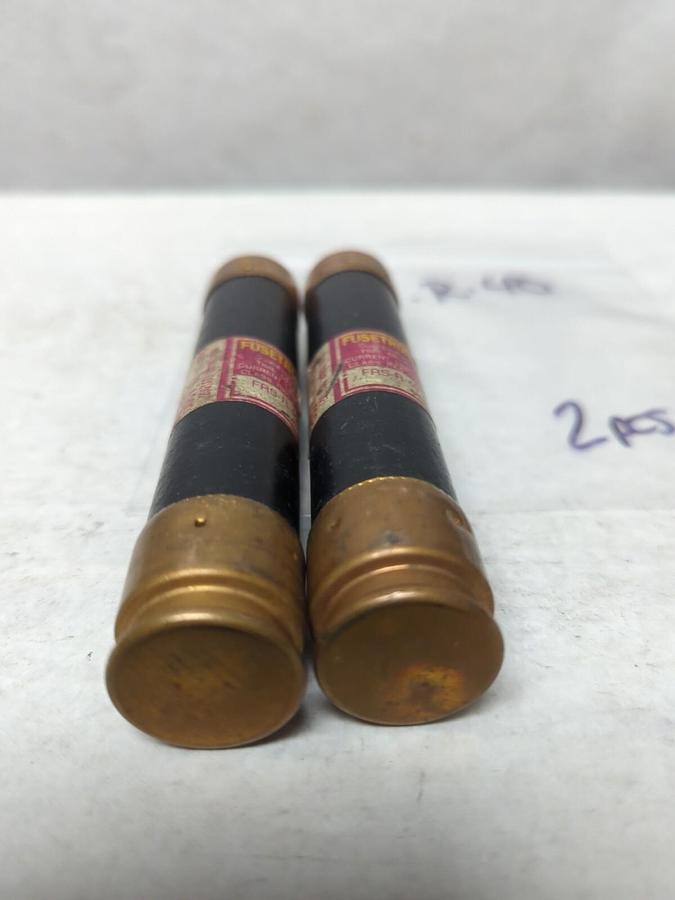 Used COOPER BUSSMANN,FRS-R-40,FUSETRON 40 AMP FUSE LOT OF 2 PRE-OWNED