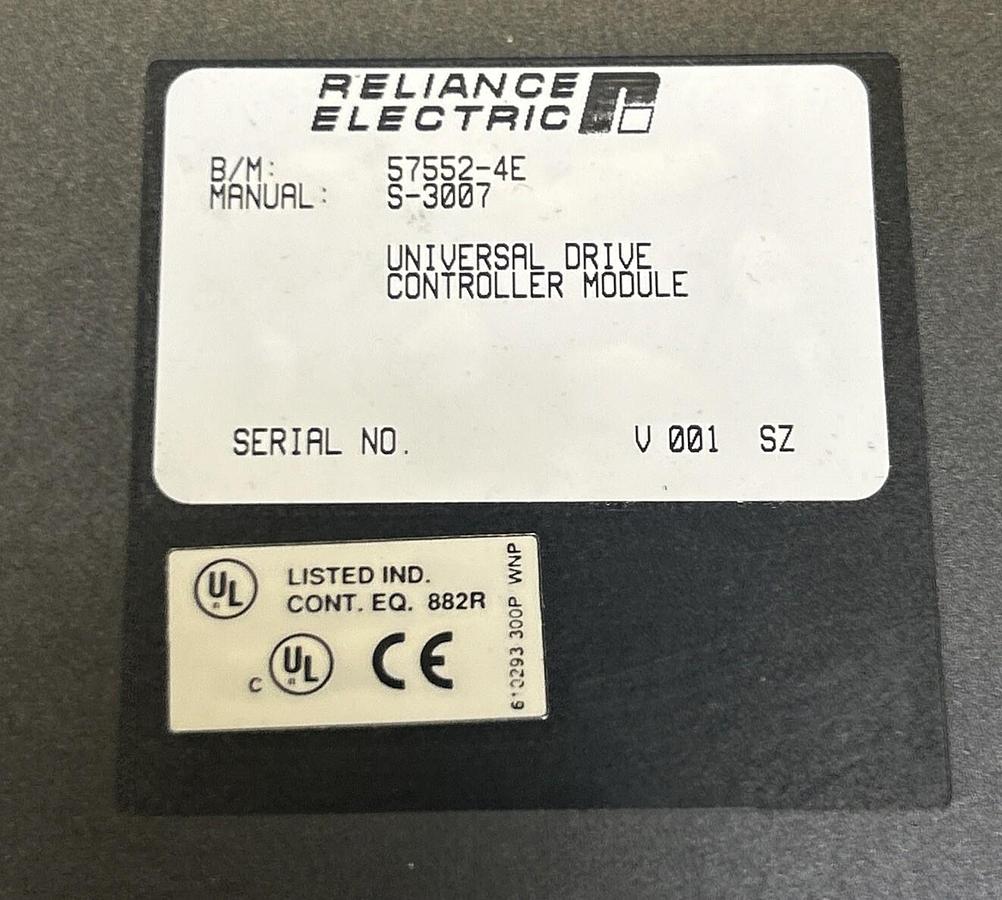 Used RELIANCE,57552-4E,UNIVERSAL DRIVE CONTROLLER MODULE